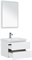AQUANET Беркли 60 Комплект мебели для ванной комнаты (зеркало белое) - фото 145161