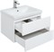 AQUANET Беркли 60 Комплект мебели для ванной комнаты (зеркало белое) - фото 145169