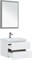 AQUANET Беркли 60 Комплект мебели для ванной комнаты (зеркало дуб рошелье) - фото 145188