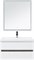 AQUANET Беркли 80 Комплект мебели для ванной комнаты (зеркало белое) - фото 145216