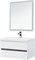 AQUANET Беркли 80 Комплект мебели для ванной комнаты (зеркало белое) - фото 145218
