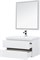 AQUANET Беркли 80 Комплект мебели для ванной комнаты (зеркало белое) - фото 145219