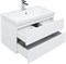AQUANET Беркли 80 Комплект мебели для ванной комнаты (зеркало белое) - фото 145222