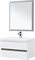 AQUANET Беркли 80 Комплект мебели для ванной комнаты (зеркало дуб рошелье) - фото 145245