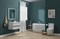 AQUANET Беркли 80 Комплект мебели для ванной комнаты (зеркало дуб рошелье) - фото 145253