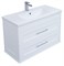 AQUANET Бостон М 100 Комплект мебели для ванной комнаты (лит. мрамор) - фото 145282