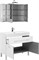 AQUANET Верона NEW 100 Комплект мебели для ванной комнаты (напольный 1 ящик 2 дверцы) - фото 145657