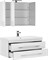 AQUANET Верона NEW 100 Комплект мебели для ванной комнаты (подвесной 2 ящика) - фото 145686