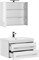 AQUANET Верона NEW 75 Комплект мебели для ванной комнаты (подвесной 2 ящика) - фото 145776