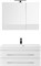 AQUANET Верона NEW 90 Комплект мебели для ванной комнаты (подвесной 2 ящика) - фото 145818