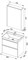AQUANET Гласс 70 Комплект мебели для ванной комнаты - фото 146020
