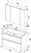 AQUANET Гласс 90 Комплект мебели для ванной комнаты - фото 146067