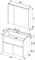 AQUANET Латина 80 Комплект мебели для ванной комнаты - фото 147216