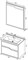 AQUANET Модена 75 Комплект мебели для ванной комнаты - фото 147477