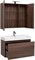 AQUANET Нью-Йорк 100 Комплект мебели для ванной комнаты - фото 147704