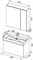 AQUANET Нью-Йорк 85 Комплект мебели для ванной комнаты - фото 147740