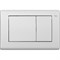 TECE planus Панель смыва с двумя клавишами, цвет белый матовый - фото 150274