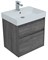 AQUANET Nova Lite 60 Тумба для ванной комнаты с раковиной (2 ящика) - фото 154994