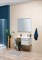 AQUANET Токио 110 R Тумба для ванной комнаты с раковиной (подвесная, 1 ящик) - фото 156294