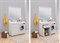 AQUANET Токио 120 L Тумба для ванной комнаты с раковиной (напольная, 1 ящик, 2 дверцы) - фото 156338