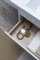 AQUANET Токио 130 R Тумба для ванной комнаты с раковиной (подвесная, 1 ящик) - фото 156569