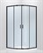 Душевой уголок ABBER Schwarzer Diamant, двери раздвижные, стекло6 мм - фото 160633