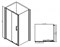 Душевой уголок ABBER Schwarzer Diamant, двери раздвижные, стекло 6 мм - фото 160656