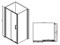 Душевой уголок ABBER Schwarzer Diamant, двери раздвижные, стекло 6 мм - фото 160660