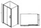 Душевой уголок ABBER Schwarzer Diamant, двери раздвижные, стекло 6 мм - фото 160666