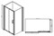 Душевой уголок ABBER Schwarzer Diamant, двери раздвижные, стекло 6 мм - фото 160674