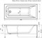 AQUANET Фронтальная панель для ванны Bright 155 - фото 161761
