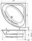 AQUANET Фронтальная панель для ванны Vista 150 - фото 161952