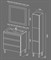 SANVIT Авеню-3 Тумба напольная для ванной комнаты с раковиной, 3 выдвижных ящика - фото 162241