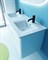 SANVIT Форма 120 Тумба подвесная для ванной комнаты с двойной раковиной, 2 выдвижных ящика - фото 162285