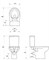 CERSANIT Nature Безободковый напольный унитаз-компакт с антибактериальным сиденьем с плавным закрыванием и легкосъемным механизмом. Двухуровневая арматура с механизмом смыва SIAMP 3/5л. - фото 166214