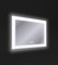 CERSANIT зеркало: LED 060 pro 80*60, с подсветкой, антизапотевание, часы - фото 167082