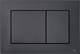 Комплект для установки подвесного унитаза: застенный модуль, пластиковая панель смыва TECEnow, черная матовая - фото 169777