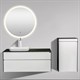 BLACK&WHITE Мебель U907.1200 основной шкаф, Blum металлический ящик, керамогранит / раковина (1200x525x506) - фото 171766