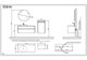 BLACK&WHITE Мебель U907.1200 основной шкаф, Blum металлический ящик, керамогранит / раковина (1200x525x506) - фото 171772