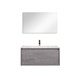 BLACK&WHITE Мебель U909.1000 основной шкаф, Hopper металлический ящик, кварцевая / раковина (994x582x450) - фото 171784