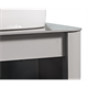 BLACK&WHITE Мебель U915.1600R основной шкаф, Blum металлический ящик, керамогранит / раковина (1594x545x400) - фото 171846