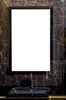 ARMADIART Зеркало Dolce Глянцевый черный 105x70см - фото 173481