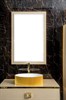 ARMADIART Зеркало Dolce Светлое золото 105x70см - фото 173502