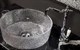 ARMADIART Раковина чаша круглая хрустальная серебро 39*12см - фото 173853