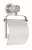 BOHEME Держатель для туалетной бумаги с крышкой ROYALE CRISTAL BLACK ХРОМ - фото 174246