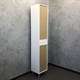 COMFORTY Шкаф-колонна "Модена М-35" белая матовая - фото 176062