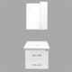COMFORTY Тумба-умывальник "Неаполь-65" белый глянец с раковиной 50165 - фото 176105