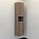 COMFORTY Шкаф-колонна Никосия-35 дуб темный - фото 176270