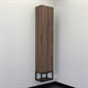 COMFORTY Шкаф-колонна "Порто-35" дуб темно-коричневый - фото 176501