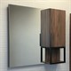 COMFORTY Зеркало-шкаф "Равенна Лофт-90" дуб темно-коричневый - фото 176666
